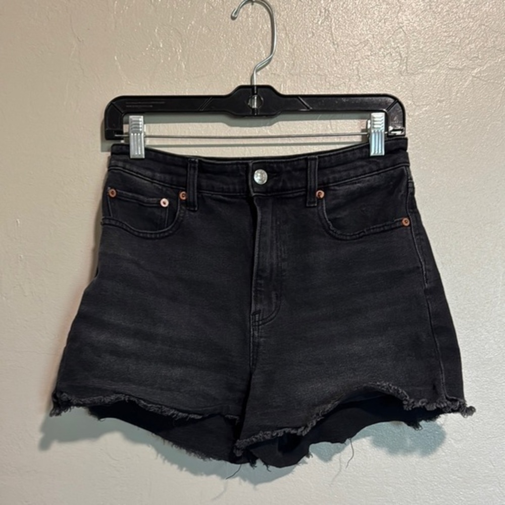 American Eagle Outfitters Black Denim Jean Shorts